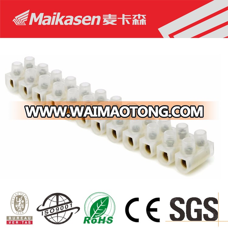 H Type PP/PE/PA Wire Barrier Terminal Blocks, Nylon Screw Plastic Terminal Block Connectors*